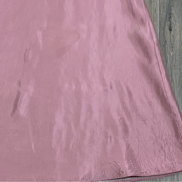 Vintage Dress Pink Sleeveless Formal D Floral Embroidery Beaded Homecoming Hoco - Picture 14 of 16